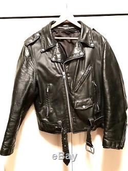 Vintage Leather Motorcycle Biker Jacket size 42, BUCO, Schott, Vanson NR