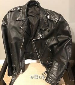 Vintage Leather Motorcycle Biker Jacket size 42, BUCO, Schott, Vanson NR