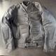 Vintage Leather Motorcycle Jacket, Black, Fully Padded, Vented, Size XXL 055