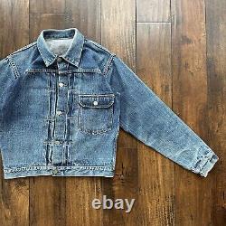 Vintage Levis 1940s Type 1 Denim Jacket Big E 40s Original Blue 506XX Selvedge 2