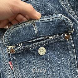 Vintage Levis 1940s Type 1 Denim Jacket Big E 40s Original Blue 506XX Selvedge 2