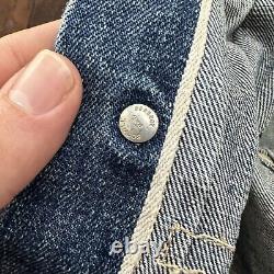 Vintage Levis 1940s Type 1 Denim Jacket Big E 40s Original Blue 506XX Selvedge 2