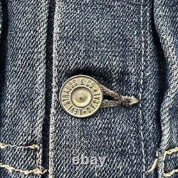 Vintage Levis 1940s Type 1 Denim Jacket Big E 40s Original Blue 506XX Selvedge 2