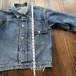 Vintage Levis 1940s Type 1 Denim Jacket Big E 40s Original Blue 506XX Selvedge 2