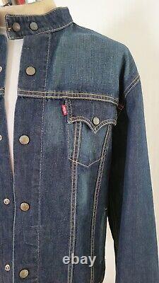 Vintage Levis Easy Rider Denim Jacket Cafe Racer Motorcycle Levi Strauss Mens XL