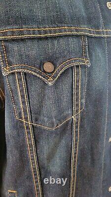 Vintage Levis Easy Rider Denim Jacket Cafe Racer Motorcycle Levi Strauss Mens XL