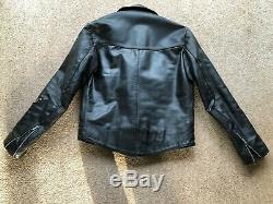 Vintage Lewis Leathers Aviakit Leather Motorcycle Jacket Size 40