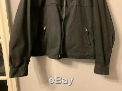 Vintage Lewis Leathers Aviakit Waxed Cotton Motorcycle Jacket Size 52 XL Uk Made