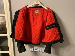 Vintage Lewis Leathers Aviakit Waxed Cotton Motorcycle Jacket Size 52 XL Uk Made