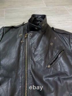 Vintage MOTORCYCLE schott perfecto LEATHER jacket 40-42 medium black