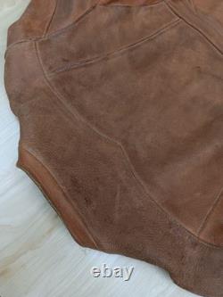 Vintage Mathias Jansha Leather Jacket Mens Medium Large 42 Cafe Racer Motorcycle