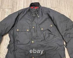 Vintage Men's Belstaff XL500 Trialmaster Jacket Black Size XL
