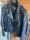 Vintage Men's Black, Leather Biker Jacket
