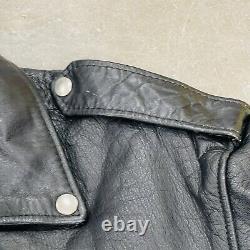 Vintage Men's Hot Leathers Motorcycle Biker Jacket Men's Size 58 3XL Leather
