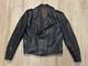 Vintage Mens 1960-70s German Leather Jacket Motorcycle Biker ZIPP Zipper Quilted