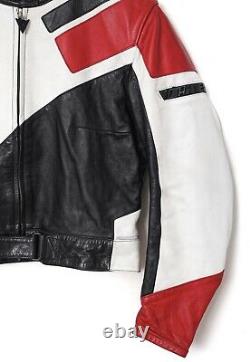 Vintage Mens DAINESE Motorcycle Jacket Coat Riding Gear Leather Size 42 52 XL
