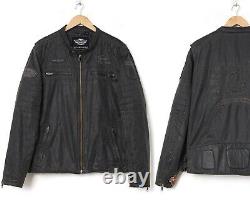 Vintage Mens HARLEY DAVIDSON Jacket Motorcycle Grey Size XL