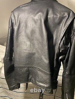 Vintage Mens Leather Biker Jacket size 62 California Rider