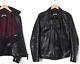 Vintage Mens SCHOTT Biker Jacket Coat Leather Black Size S