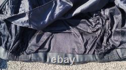 Vintage Mens Unik Ultra Black Leather Motorcycle Biker Liner & Jacket 46