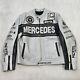 Vintage Mercedes-Benz Racing Jacket Cowhide Leather Moto Bomber F1 MotoGP M