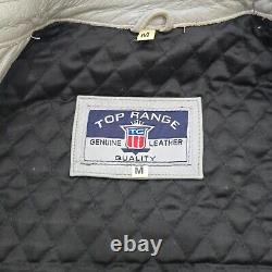 Vintage Mercedes-Benz Racing Jacket Cowhide Leather Moto Bomber F1 MotoGP M