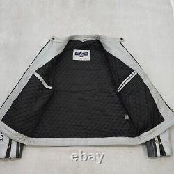 Vintage Mercedes-Benz Racing Jacket Cowhide Leather Moto Bomber F1 MotoGP M