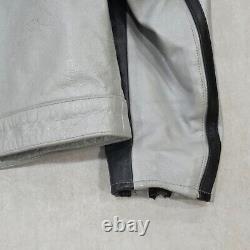 Vintage Mercedes-Benz Racing Jacket Cowhide Leather Moto Bomber F1 MotoGP M
