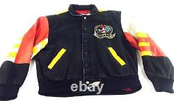 Vintage Mickey Mouse Jacket Wild One Disney Leather Motorcycle Jacket Disney