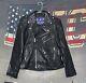 Vintage Motorcycle Biker Leather Jacket Size XL