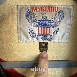 Vintage Motorcycle Black Leather Jacket UNIQUE! Distressed Perfecto-Style Biker