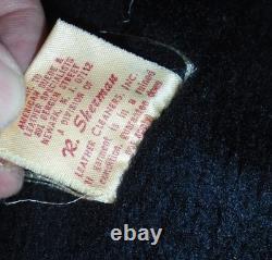 Vintage Motorcycle Jacket Sz 46 Leather Cycle Rider