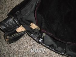 Vintage Motorcycle Jacket Sz 46 Leather Cycle Rider