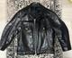 Vintage NYPD Police Black Horsehide Leather Jacket by Miklos Sas