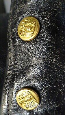 Vintage NYPD Police Horsehide leather jacket see measurements HORSEHIDE NYC