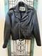 Vintage Open Road Genuine Leather Motorcycle Jacket Black Moto Sz 40