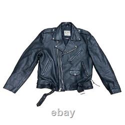 Vintage Open Road Wilson's Thinsulate Leather Motorcycle Biker Jacket Size XL
