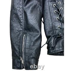 Vintage Open Road Wilson's Thinsulate Leather Motorcycle Biker Jacket Size XL