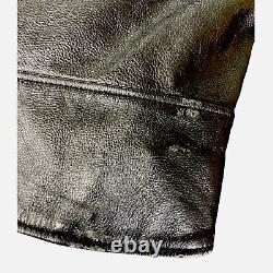 Vintage Open Road Wilson's Thinsulate Leather Motorcycle Biker Jacket Size XL