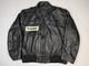 Vintage Pauline's Crew Cleveland Black Leather Motorcycle Police Jacket Size XL