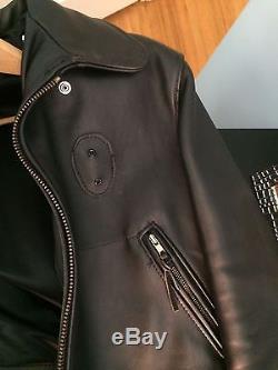 Vintage Police Leather Jacket Excellent++ Condition