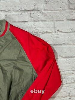 Vintage Polo Ralph Lauren S 90s College RRL Varsity Colorblock Bomber Jacket