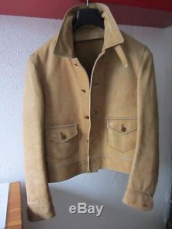 Vintage Polo by Ralph Lauren distressed leather jacket