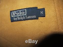 Vintage Polo by Ralph Lauren distressed leather jacket