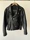 Vintage Protech Leather Apparel Jacket Men S Black Motorcycle Biker Heavyweight