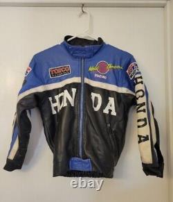Vintage RARE Hell's Angels/Lucky Strike/Honda Child's Leather Motorcycle Jacket