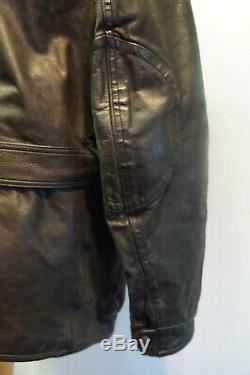 Vintage Ralph Lauren Leather Motorcycle Jacket Size M Panther Style