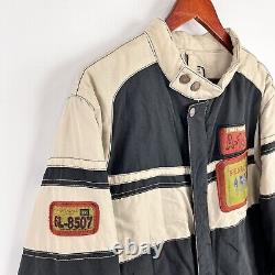 Vintage Rare Vermont American Tour Moto Jacket Styled in Italy Size XL