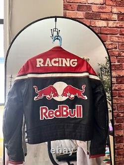 Vintage Redbull leather racing jacket