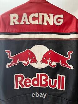 Vintage Redbull leather racing jacket